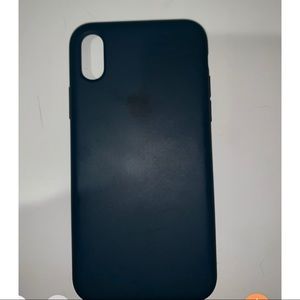 Iphone XS navy silicone case